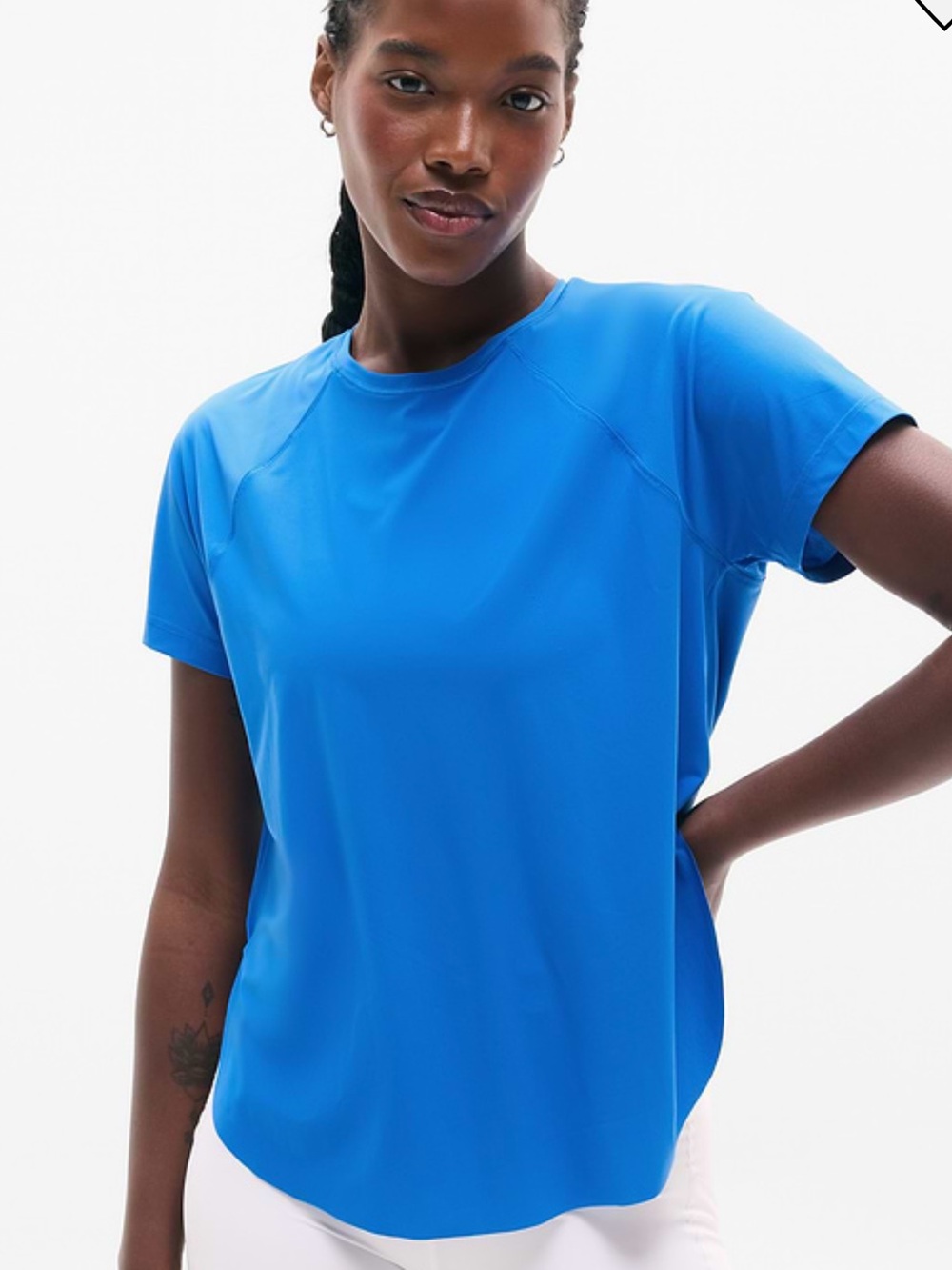 Athleta ultimate Mesh tee size M